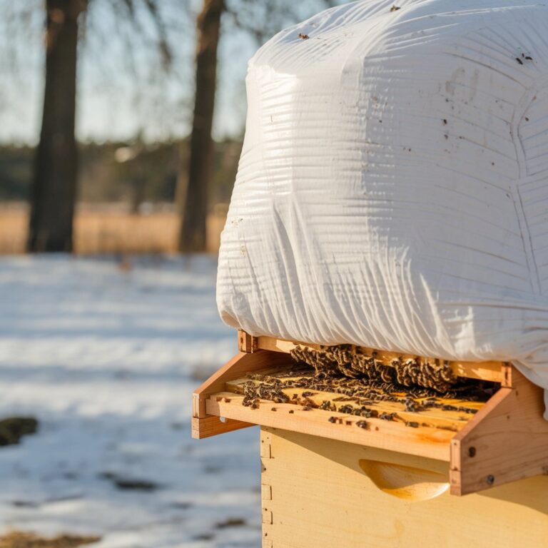 winter bee hive wraps lappes bee supply